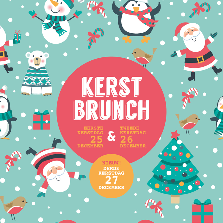 Kerstbrunch bij De Neut op 25, 26 en 27 december