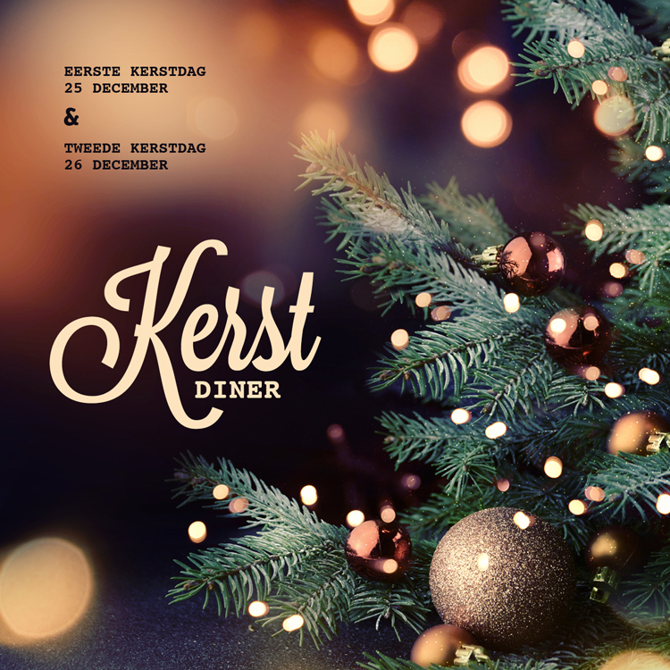 Kerstdiner bij De Neut op 25 en 26 december