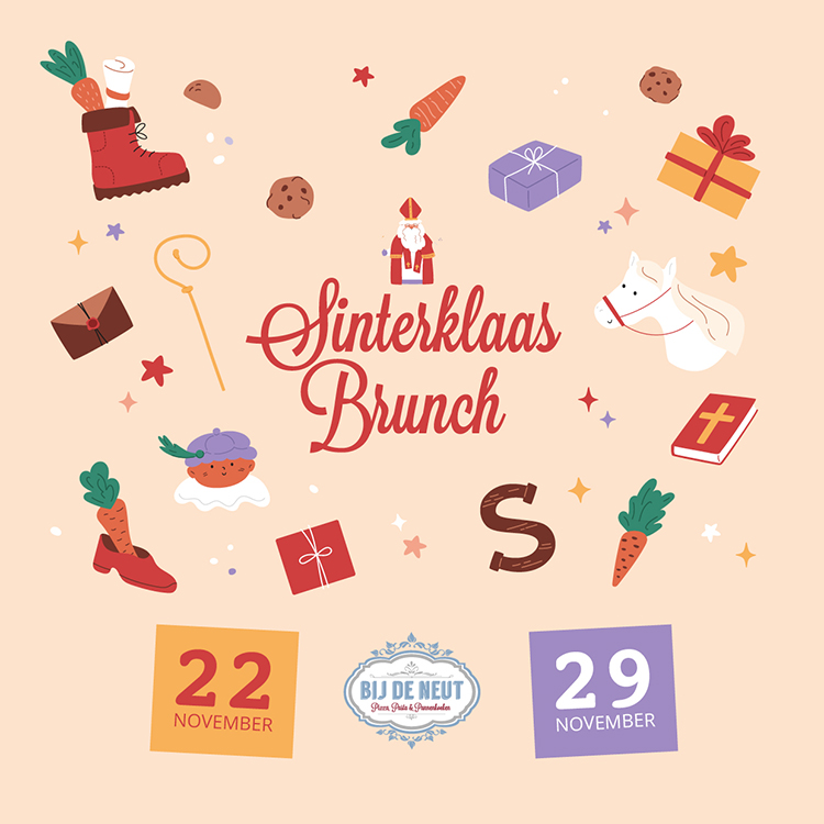 Sinterklaas Brunch bij De Neut op 22 en 29 november